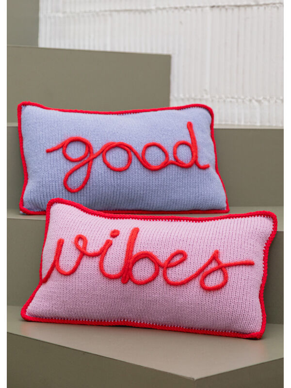 FILATI Studio KUDDÖVERDRAG MED TEXT Merino Miscela & Silkhair