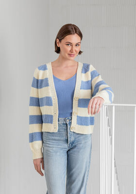 TOP DOWN CARDIGAN Merino Miscela från FILATI Studio
