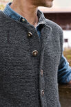 Lana Grossa VÄST Landlust Soft Tweed 90 - Stickmönster (SE)