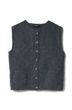 Lana Grossa VÄST Landlust Soft Tweed 90 - Stickmönster (SE)