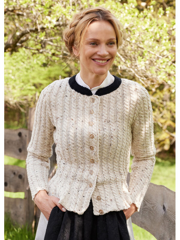 Lana Grossa CARDIGAN Alpina & Cool Wool Big - Stickmönster (SE)