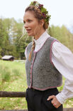 Lana Grossa VÄST Landlust Soft Tweed 180 & Alpina   - Stickmönster (SE)