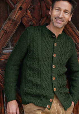 CARDIGAN (MAN) Cool Wool - Stickmönster (SE) från Lana Grossa