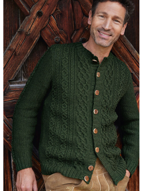 Lana Grossa CARDIGAN (MAN) Cool Wool - Stickmönster (SE)