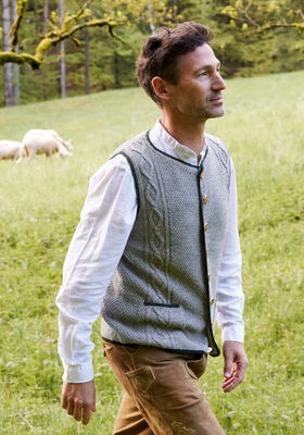 VÄST (MAN) Cool Wool - Stickmönster (SE) från Lana Grossa
