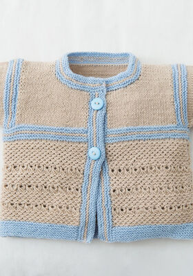 JACKA OCH SKOR Cool Wool Baby - Stickmönster (DK) från Lana Grossa