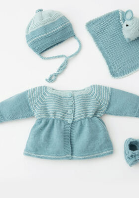 JACKA Cool Wool Baby - Stickbeskrivning (DK) från Lana Grossa