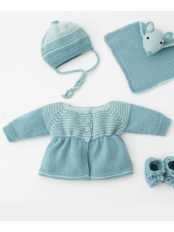 Lana Grossa JACKA Cool Wool Baby - Stickbeskrivning (DK)