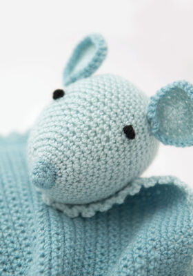 SNUTTEFILT Cool Wool Baby - Stickbeskrivning (DK) från Lana Grossa