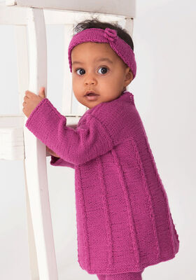 KLÄNNING Cool Wool Baby - Stickbeskrivning (DK) från Lana Grossa