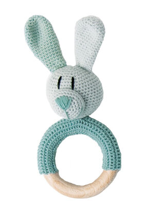 GRIPRING MED HARE Cool Wool Baby - Stickmönster (DK) från Lana Grossa