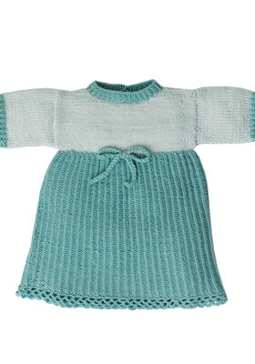 KLÄNNING Cool Wool Baby - Stickmönster (DK) från Lana Grossa