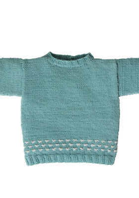 PULLOVER Cool Wool Baby - Stickmönster (DK) från Lana Grossa