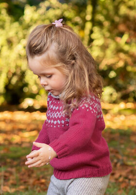 PULLOVER Cool Wool Big Uni/Melange - Stickmönster (DK) från Lana Grossa