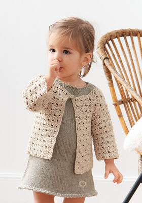 KLÄNNING Soft Cotton - Stickmönster (DK) från Lana Grossa