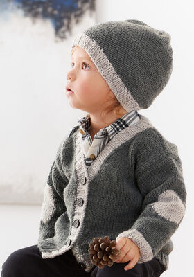 JACKA Cool Wool Big - Stickmönster (DK) från Lana Grossa