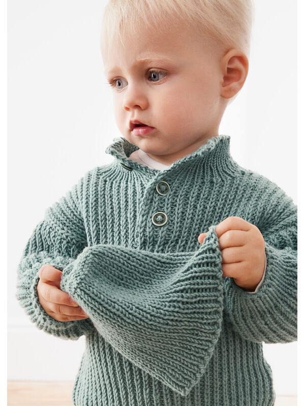 Lana Grossa MÖSSA Cool Wool Big Mélange - Stickmönster (DK)