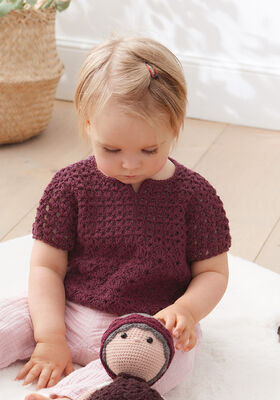 PULLOVER Cool Wool - Stickmönster (DK) från Lana Grossa