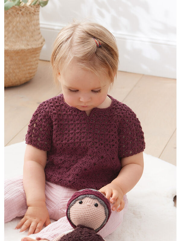 Lana Grossa PULLOVER Cool Wool - Stickmönster (DK)