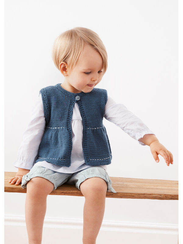 Lana Grossa VÄST Cool Wool - Stickmönster (DK)