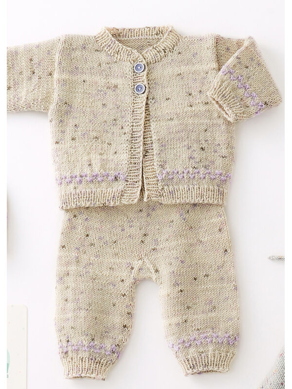 Lana Grossa JACKA Cool Wool Baby Print Punto & Cool Wool Baby - Stickmönster (DK)