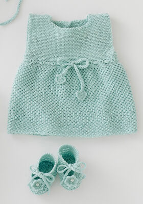 KLÄNNING Cool Wool Baby - Stickmönster (DK) från Lana Grossa