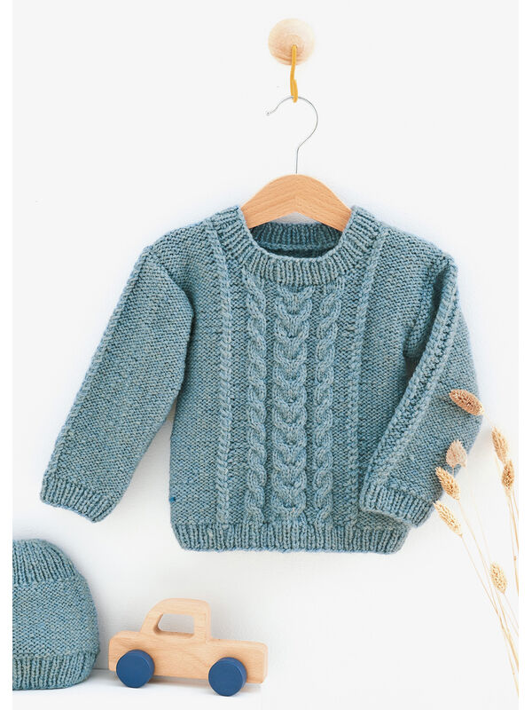 Lana Grossa PULLOVER Alta Moda Alpaca - Stickmönster (DK)