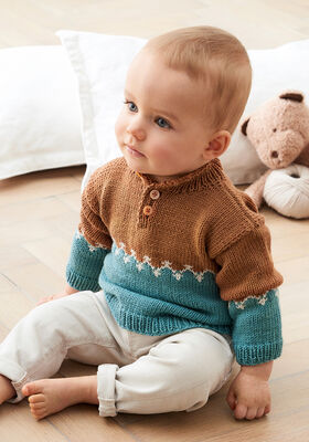 PULLOVER Cool Wool - Stickmönster (DK) från Lana Grossa