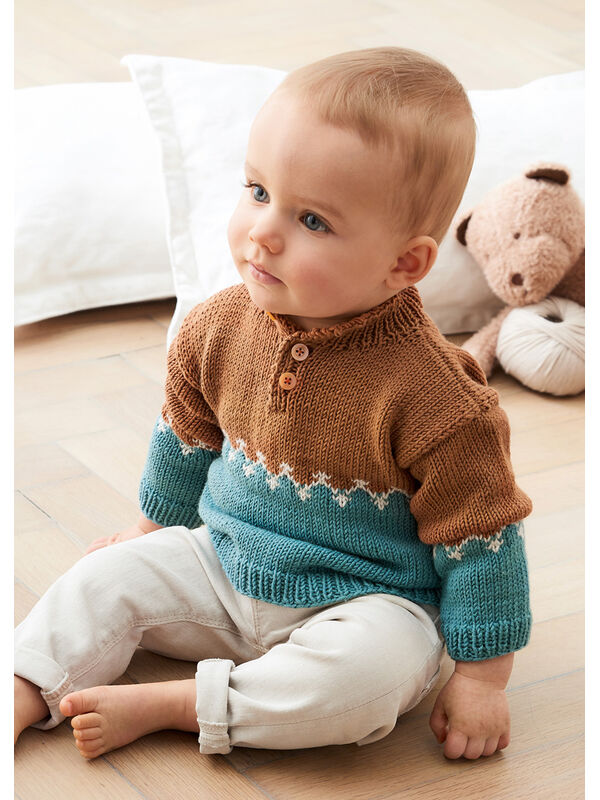 Lana Grossa PULLOVER Cool Wool - Stickmönster (DK)