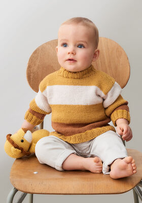 PULLOVER Cool Wool - Stickmönster (DK) från Lana Grossa