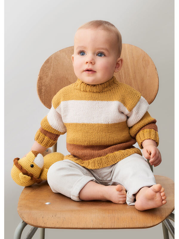Lana Grossa PULLOVER Cool Wool - Stickmönster (DK)
