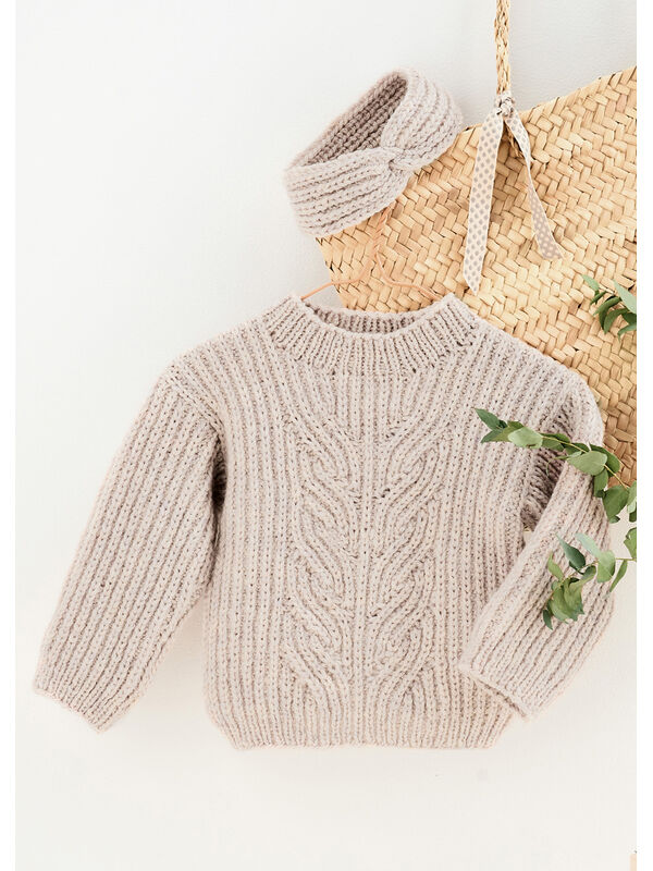 Lana Grossa PULLOVER Alta Moda Alpaca - Stickmönster (DK)