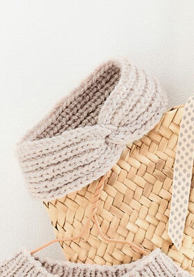 PANNBAND Alta Moda Alpaca - Stickmönster (DK) från Lana Grossa