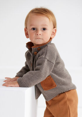 JACKA Cool Wool - Stickmönster (DK) från Lana Grossa