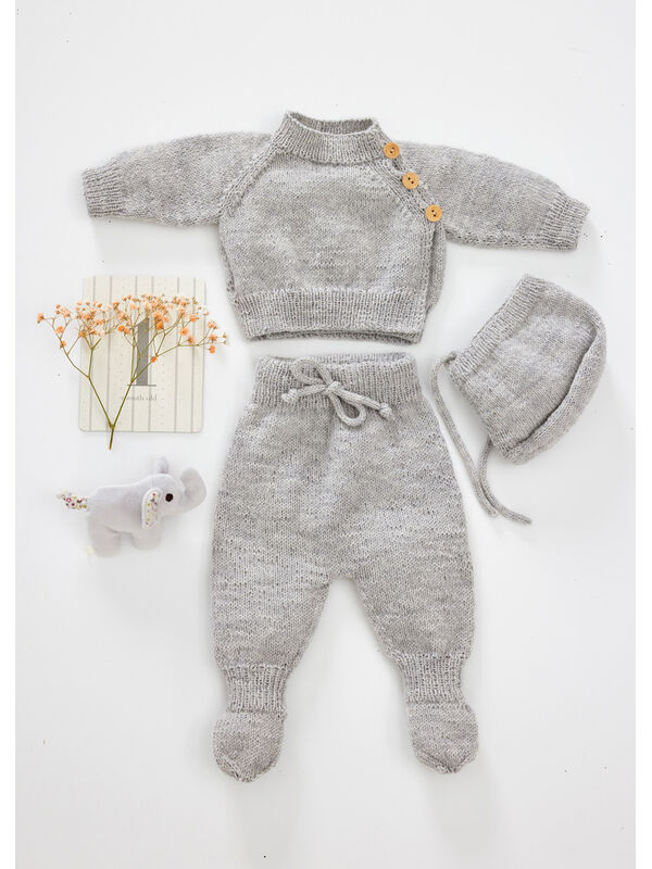 Lana Grossa OMLOTTJACKA Cool Wool Baby - Stickmönster (DK)