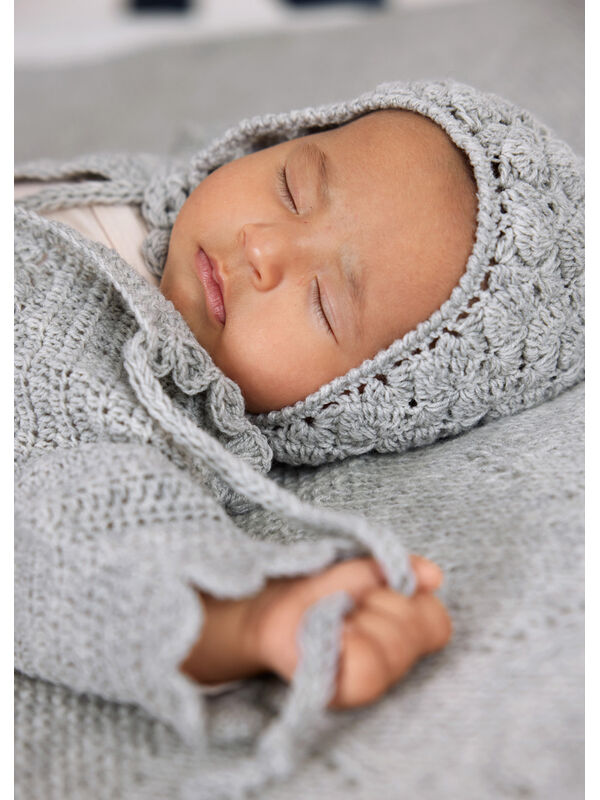 Lana Grossa VIRKAD MÖSSA Cool Wool Baby - Virkmönster (DK)