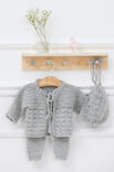 Lana Grossa VIRKAD JACKA Cool Wool Baby - Virkmönster (DK)