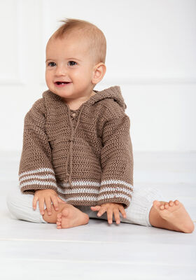 HOODIE Soft Cotton - Stickmönster (SE) från Lana Grossa