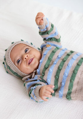 MÖSSA Cool Wool Baby - Stickmönster (DK) från Lana Grossa
