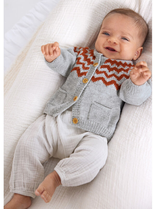 Lana Grossa JACKA Cool Wool Baby - Stickmönster (DK)