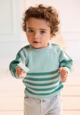 PULLOVER Cool Wool - Stickmönster (DK) från Lana Grossa