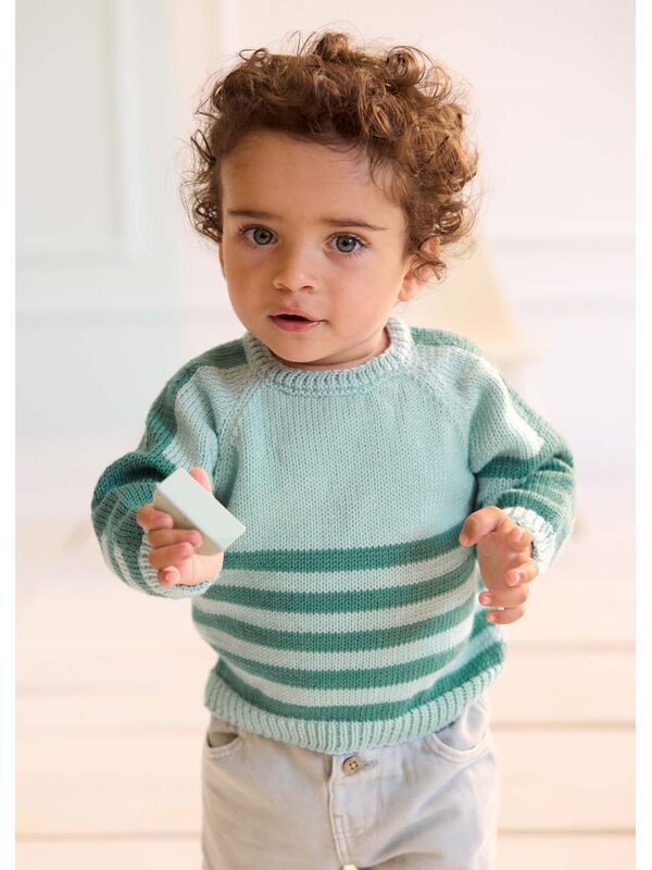Lana Grossa PULLOVER Cool Wool - Stickmönster (DK)