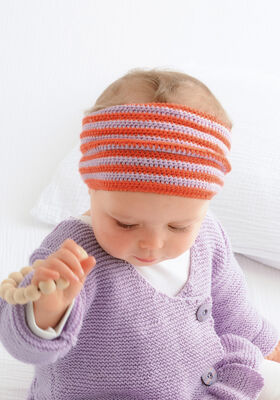 PANNBAND Cool Wool Baby - Stickmönster (DK) från Lana Grossa