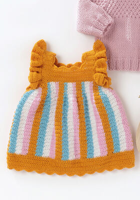 KLÄNNING Cool Wool Baby - Stickmönster (DK) från Lana Grossa