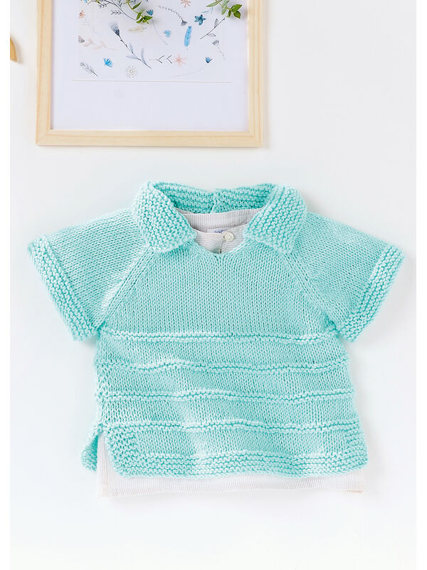 Lana Grossa TRÖJA Soft Cotton - Stickmönster (DK)