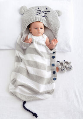 SOVPÅSE Soft Cotton - Stickmönster (DK) från Lana Grossa