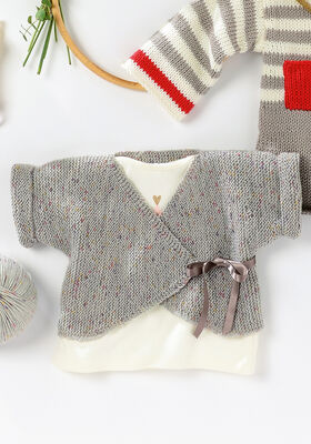 OMLOTT-KOFTA Cool Wool Baby - Stickmönster (SE) från Lana Grossa