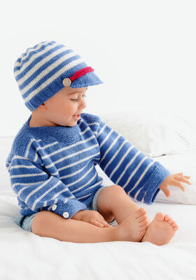 TRÖJA Cool Wool Baby - Stickmönster (DK) från Lana Grossa