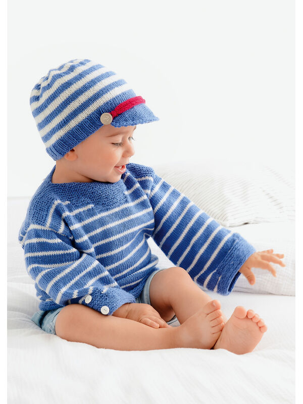 Lana Grossa TRÖJA Cool Wool Baby - Stickmönster (DK)