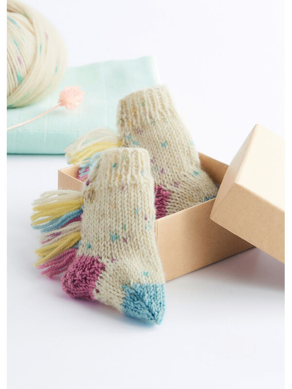 Lana Grossa SOCKOR Cool Wool Baby Print Punto & Cool Wool Baby - Stickmönster (DK)